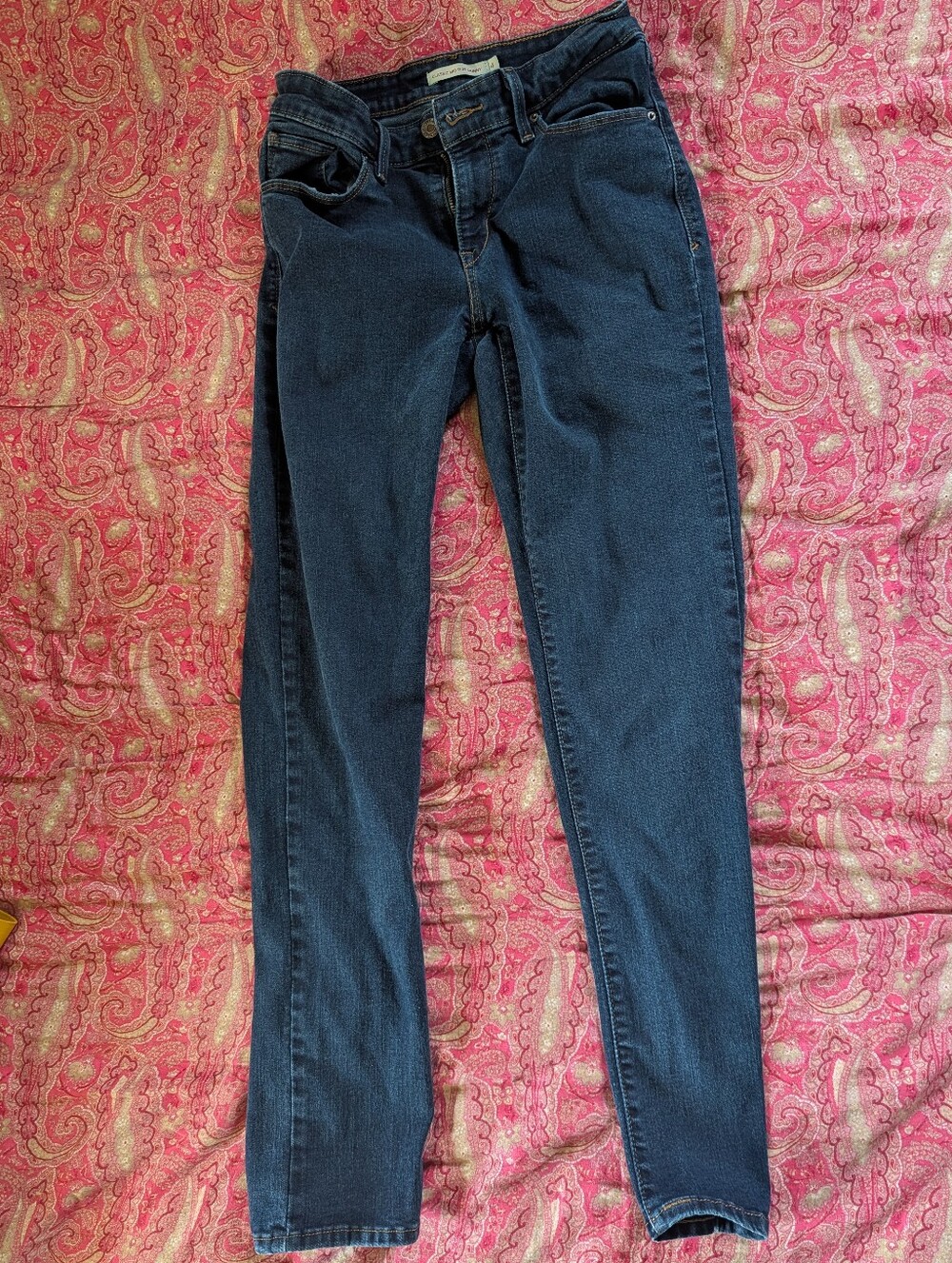 Levi's Dark Blue Women's Stretch Skinny Jeans, Size 4